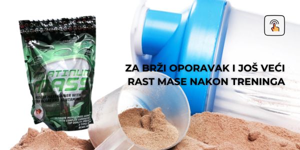 Za brži oporavak i još veći rast mase nakon treninga